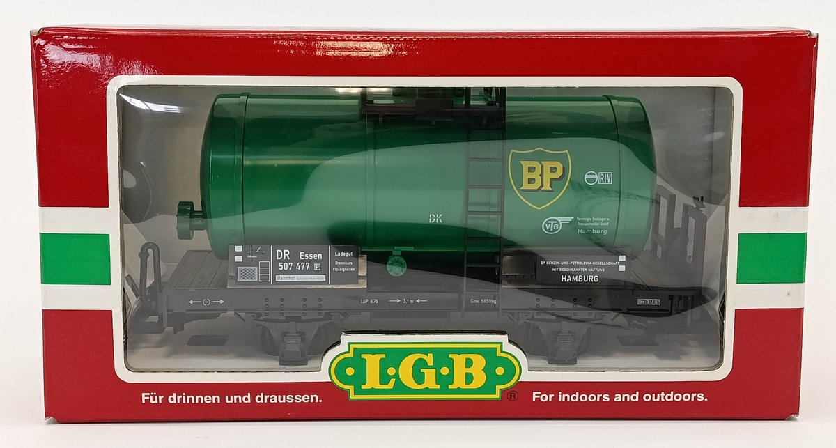 LGB G GAUGE 46400 BP DR ESSEN TANK CAR, OB  INV 263410218