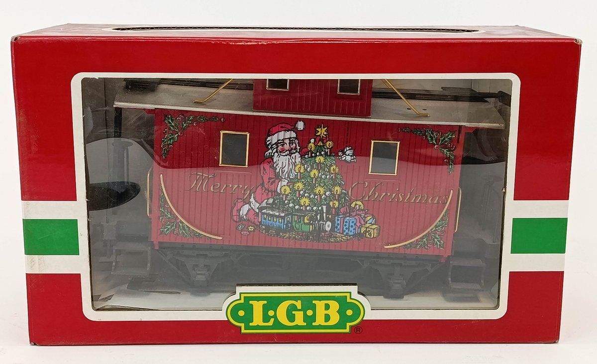 LGB G GAUGE 44650 MERRY CHRISTMAS CABOOSE, OB  INV 263410225