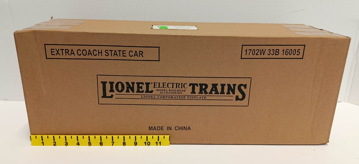 LIONEL 11-40117 NEW HAVEN STANDARD GAUGE STATE COACH CAR, SEALED OB  INV 263410252