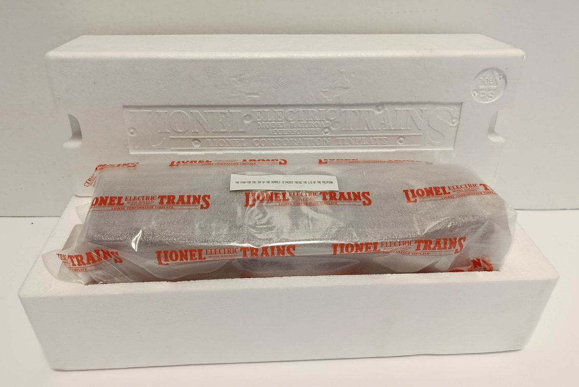 LIONEL 11-30246 212-1 UNION PACIFIC STD GAUGE COVERED GONDOLA, OB  INV 263410253