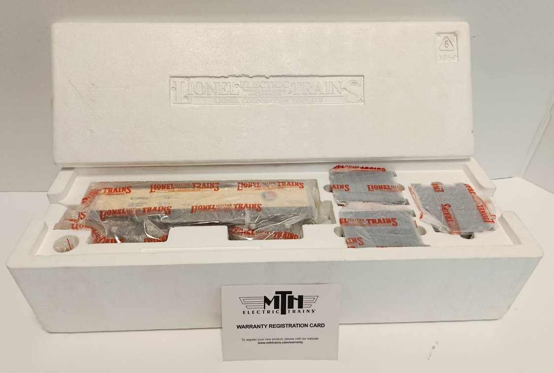 MTH LIONEL 11-30190 212 STANDARD GAUGE GONDOLA W/ CONTAINERS, OB  INV 263410255