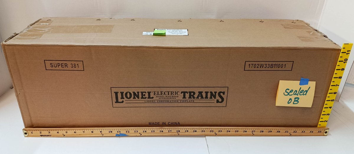 LIONEL 11-2016-1 MILWAUKEE ROAD STD GAUGE SUPER 381 ELECTRIC ENGINE W/ PROTO-SOUND 2.0, SEALED OB  INV 263410280