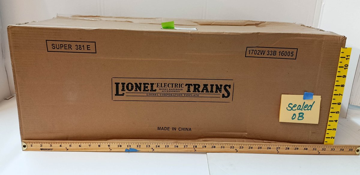 LIONEL 11-2041-1 NEW HAVEN SUPER 381 STD GAUGE ELECTRIC ENGINE W/ PROTO-SOUND 3.0, SEALED OB  INV 263410285