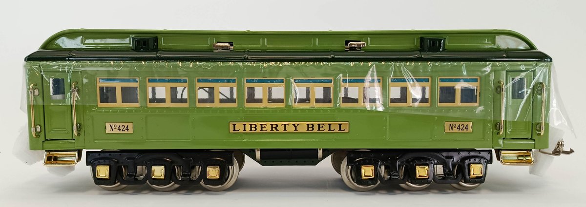 MTH 10-1068-1 STD GAUGE NO. 424 STEPHEN GIRARD COACH LIBERTY BELL, OB  INV 263410289