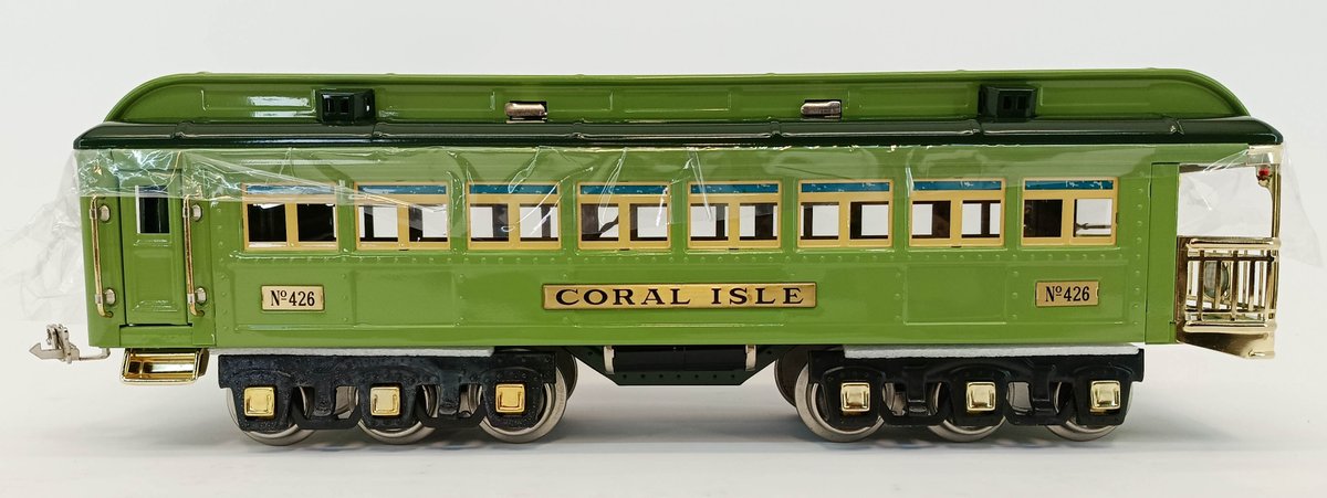 MTH STD GAUGE 10-1068-3 STEPHEN GIRARD NO. 426 CORAL ISLE OBSERVATION CAR, OB  INV 263410294