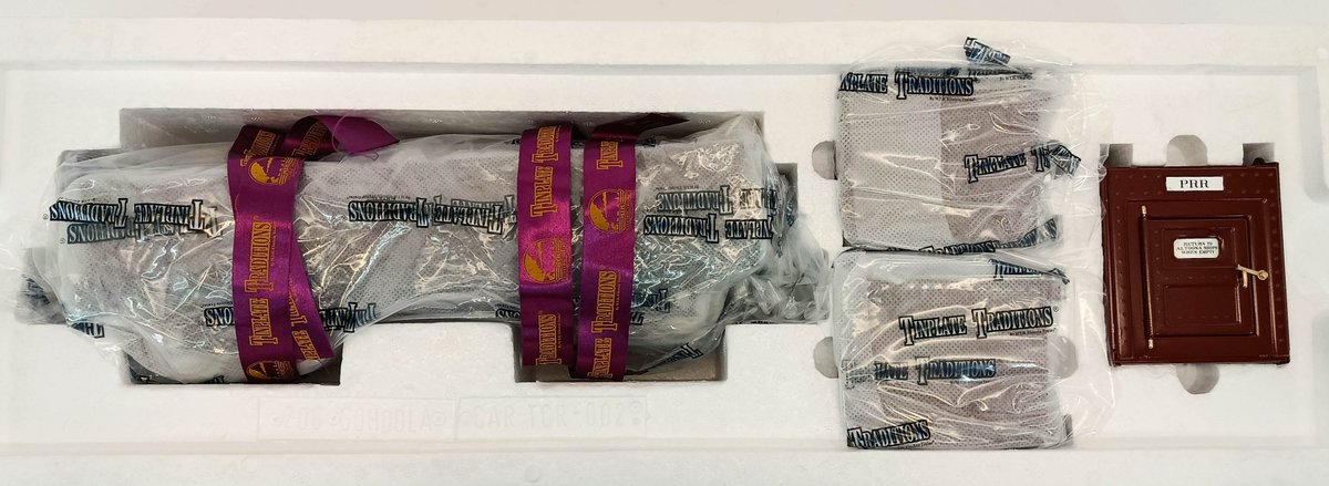 MTH TINPLATE TRADITIONS 10-2124 PENNSYLVANIA 200 SERIES STD GAUGE GONDOLA CAR, OB  INV 263410300
