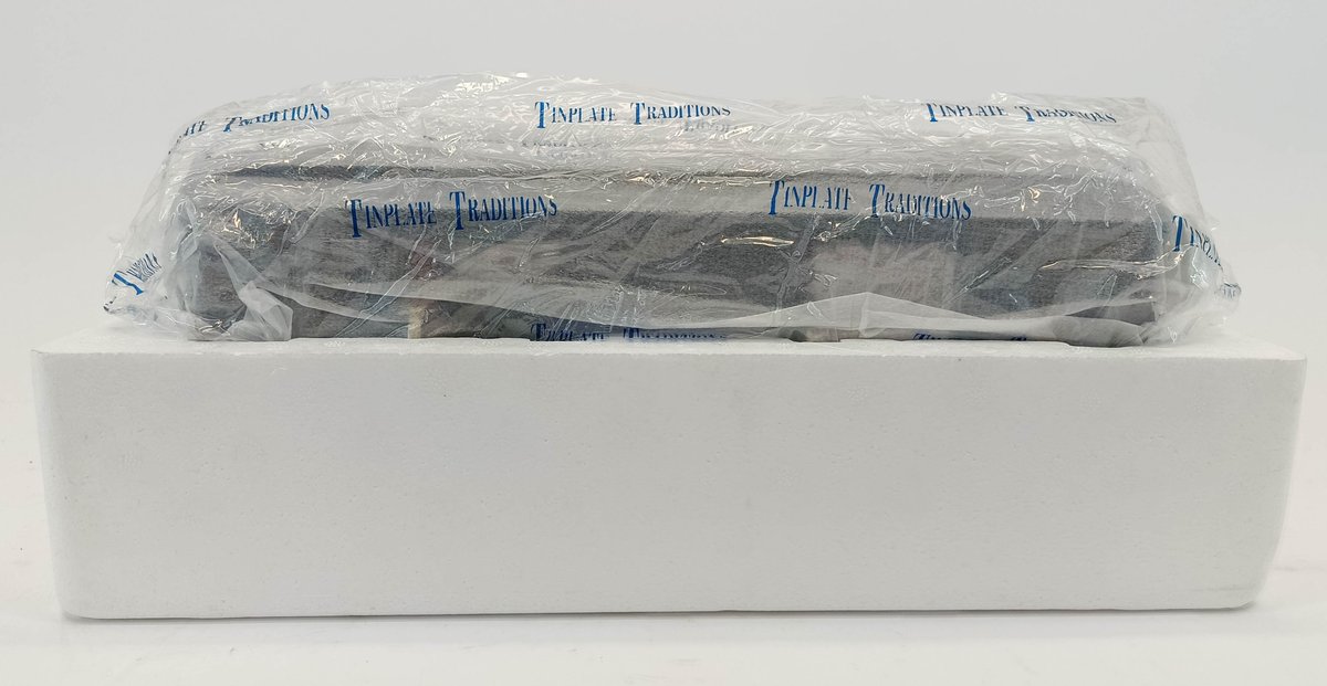 MTH 10-5103A TINPLATE TRADITIONS STD GAUGE DORFAN 4-CAR PASSENGER SET, BLUE 770 BAGGAGE CAR, OB  INV 263410314