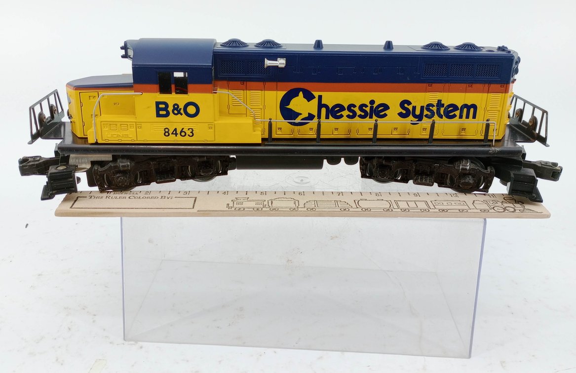 LIONEL O GAUGE 8463 B&O CHESSIE SYSTEM GP20 DIESEL LOCOMOTIVE  INV 260390035