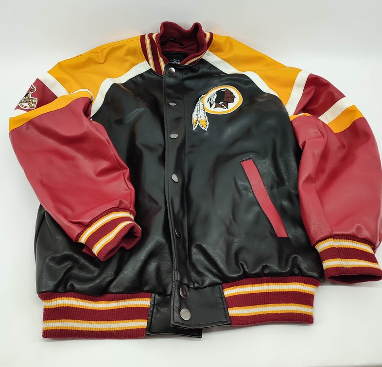 LARGE VINTAGE WASHINGTON REDSKINS NFL JACKET  INV 262380538