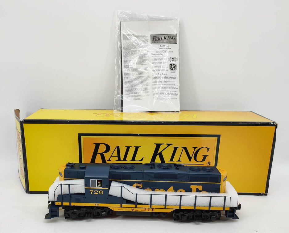 RAIL KING SANTA FE GP-9 DIESEL ENGINE W/PROTO SOUND 30-20269-1 OB  INV 262380584