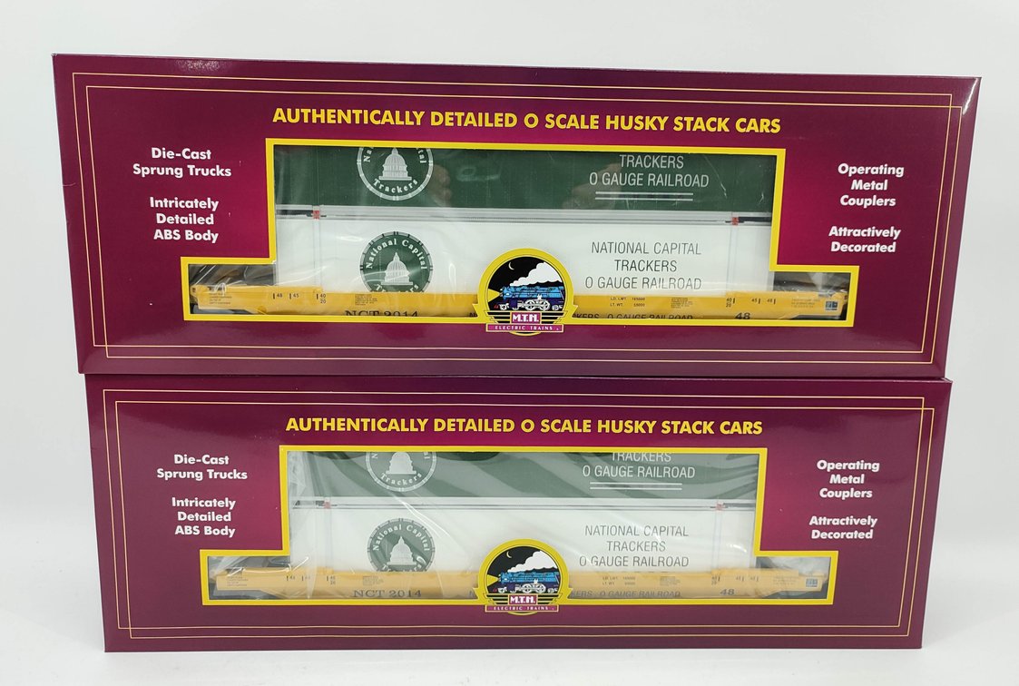 M.T.H. 2- NATIONAL CAPITAL TRACKERS HUSKY STACK CARS 20-95149 OBS  INV 262380592