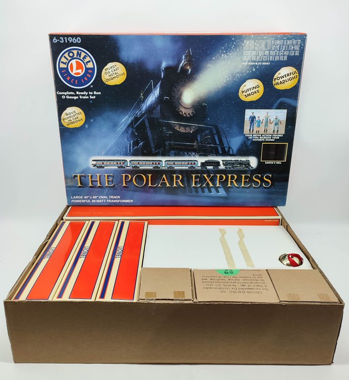 LIONEL THE POLAR EXPRESS O GAUGE TRAIN SET 6-31960 OB SEE PICTURES  INV 262380595