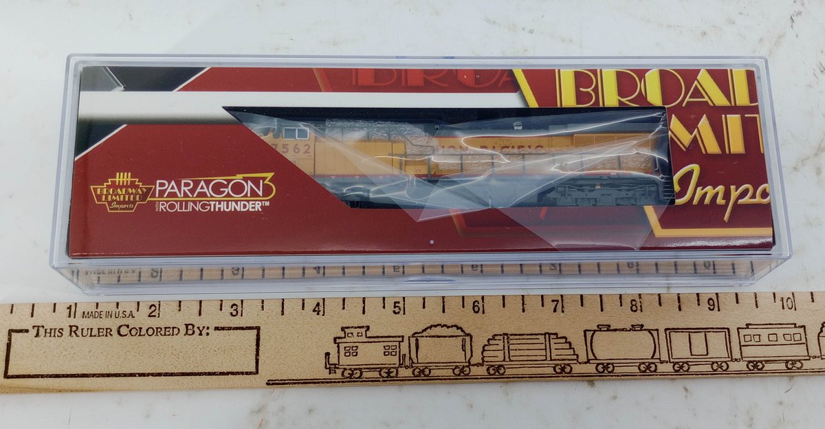 BROADWAY LIMITED 3753 UP 7562 GE AC6000 N SCALE DIESEL LOCOMOTIVE, OB  INV 263331183