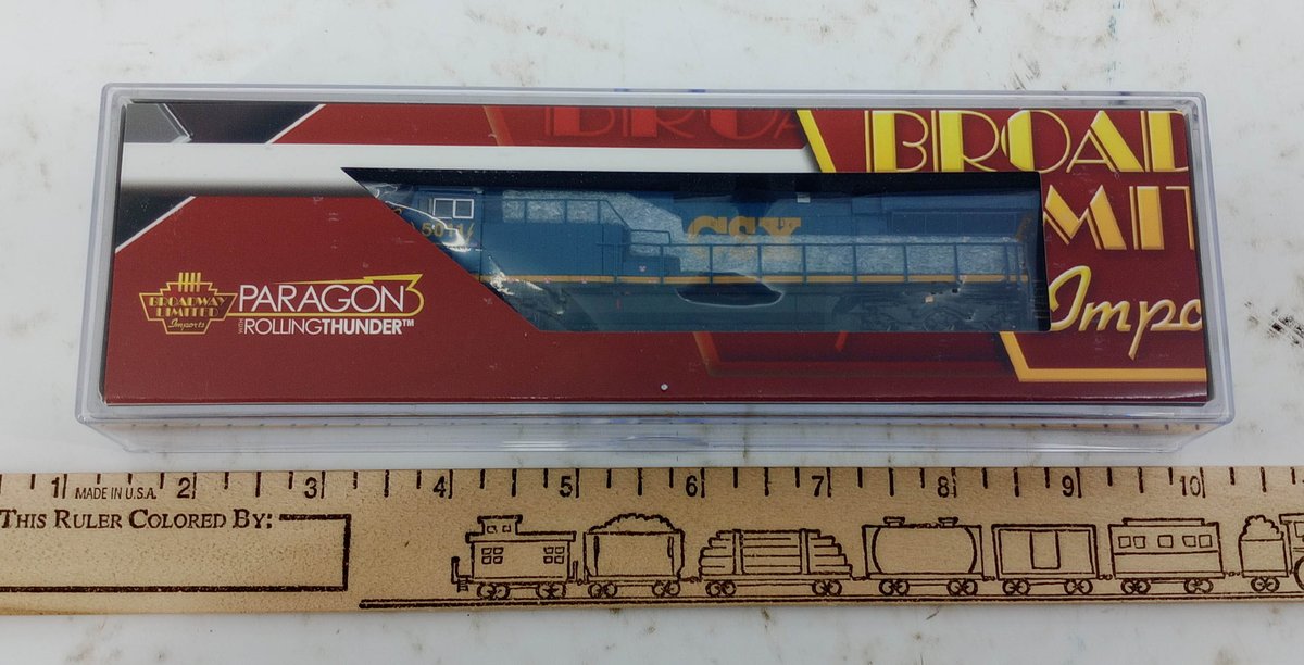 BROADWAY LIMITED 3747 CSX 5011 GE AC6000 N SCALE LOCOMOTIVE, OB  INV 263331180