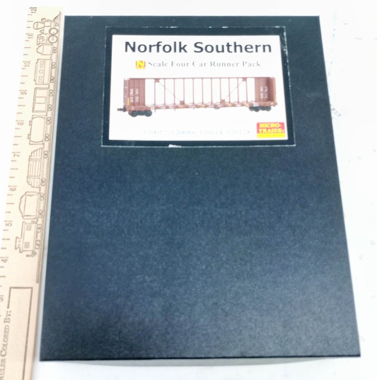 4 MICRO-TRAINS 120052 120089 120114 120128 NORFOLK SOUTHERN N SCALE CARS, OB  INV 263331206