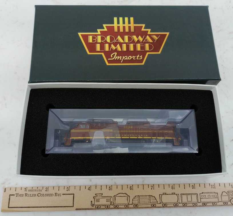BROADWAY LIMITED 3546 NS #8102 PRR GE ES44AC N SCALE DIESEL LOCOMOTIVE, OB  INV 263331218