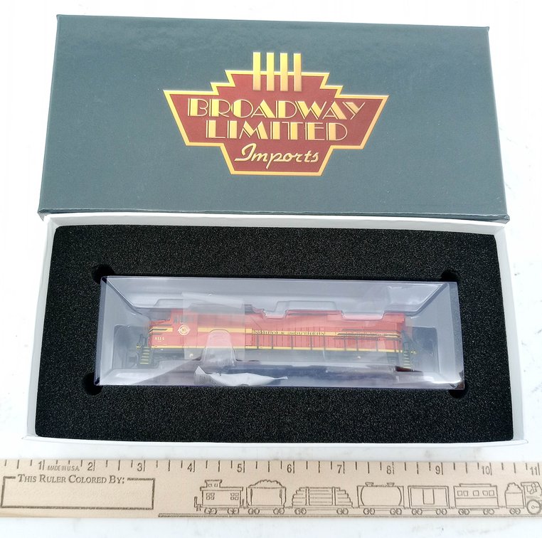 BROADWAY LIMITED 3550 NORFOLK SOUTHERN GE ES44AC #8114 N SCALE LOCOMOTIVE, OB  INV 263331217