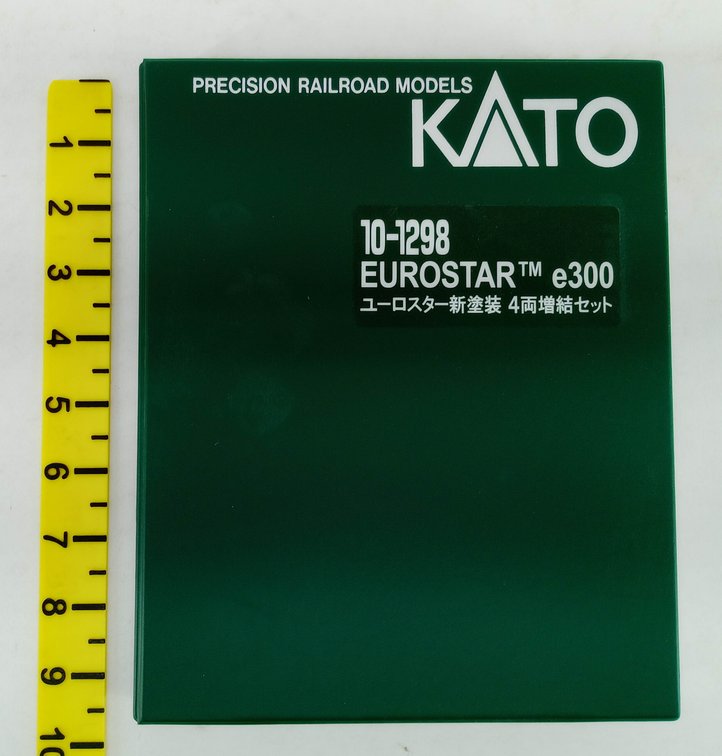 KATO 10-1298 EUROSTAR E300 4-CAR ADD-ON SET, N GAUGE, OB  INV 263331223