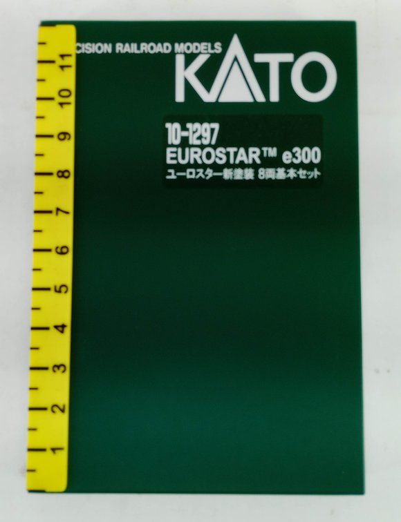 KATO 10-1297 EUROSTAR E300 N GAUGE 8-CAR STANDARD SET, OB  INV 263331225