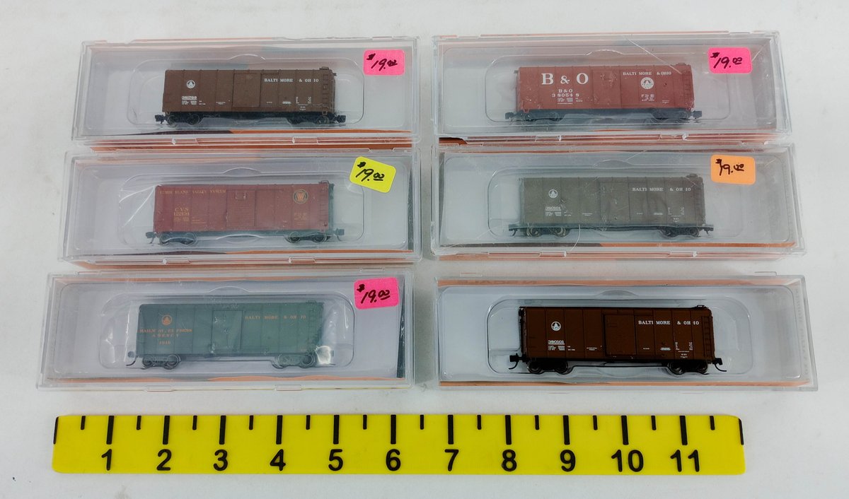 FOX VALLEY MODELS 6X MIXED FREIGHT CARS  INV 263331253