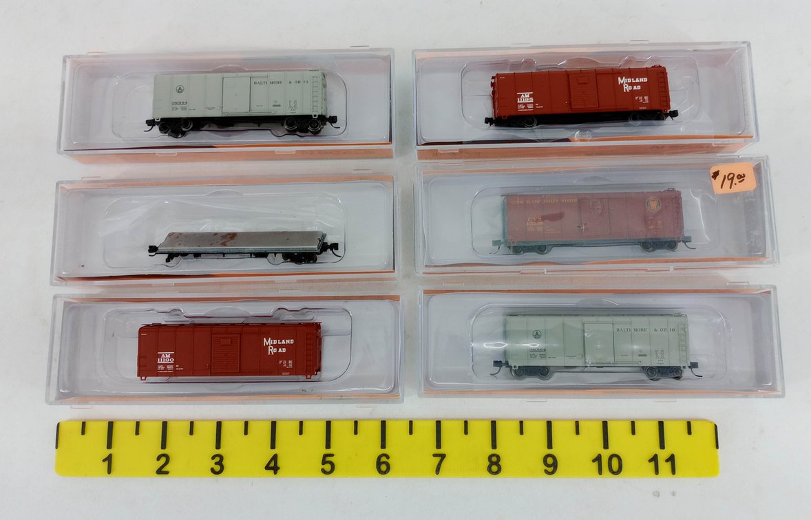 FOX VALLEY MODELS 6X MIXED FREIGHT CARS  INV 263331254
