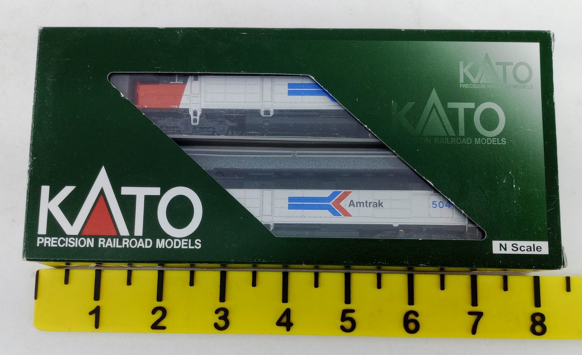 KATO 106-0430-LS MILWAUKEE ROAD FP7A/F7B LOCOMOTIVE SET, LOKSOUND, OB  INV 263331259