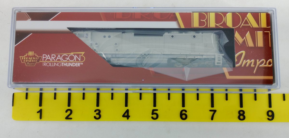 BROADWAY LIMITED 6306 PARAGON3 EMD SD70ACE UNPAINTED UP TYPE LOCOMOTIVE, N SCALE, OB  INV 263331262