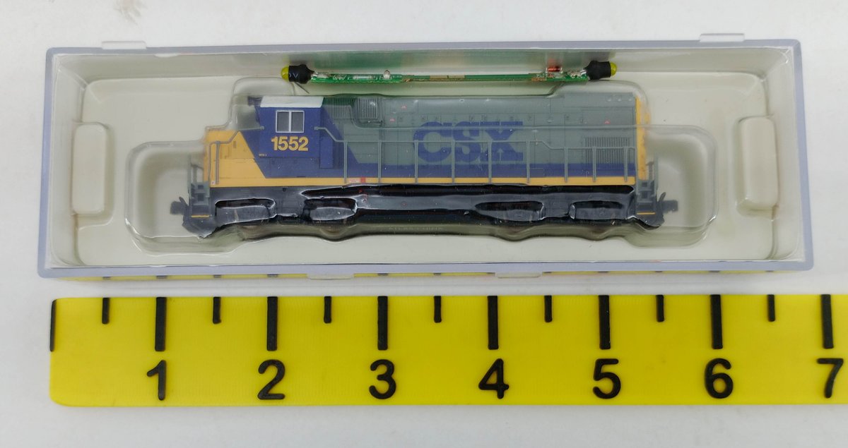 ATLAS TRAINMAN N 52640 CSX #1552 GP15-1 LOCOMOTIVE, OB  INV 263331266