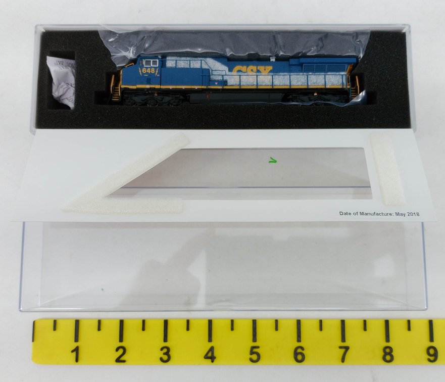 BROADWAY LIMITED 3746 CSX 648 GE AC6000 N SCALE LOCOMOTIVE, OB  INV 263331315