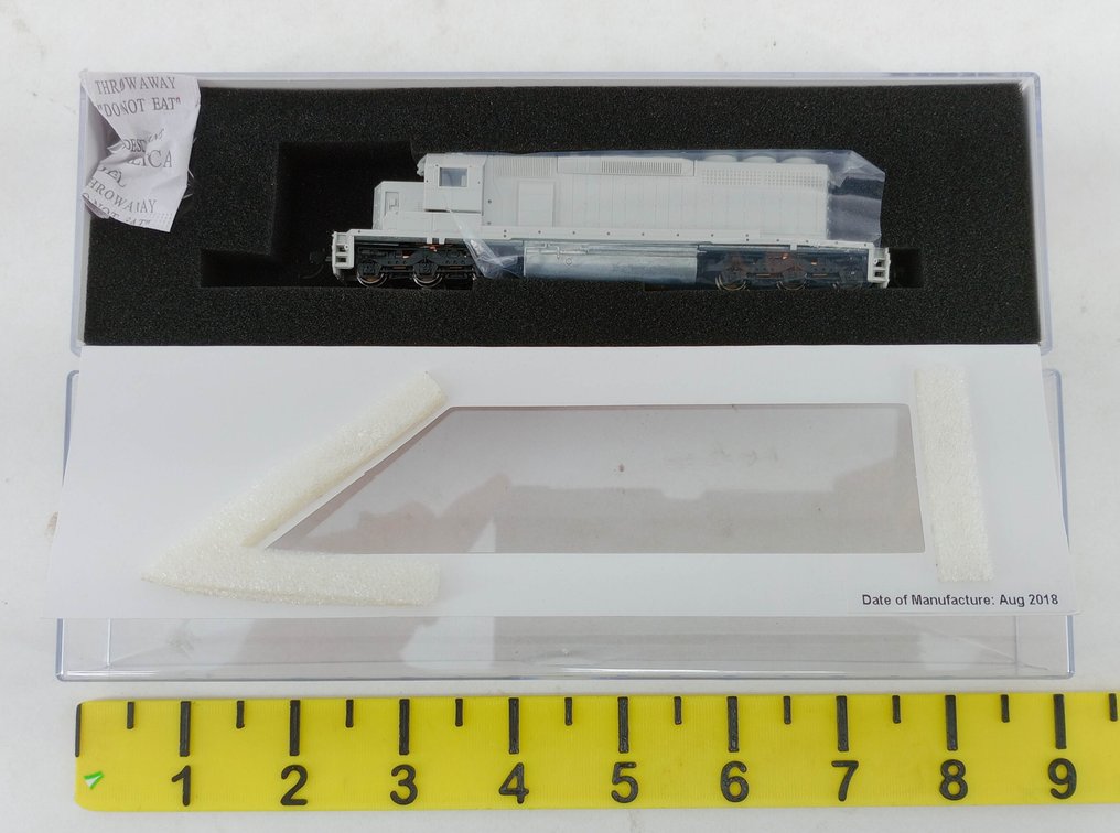 BROADWAY LIMITED N SCALE 3717 EMD SD40-2 UNPAINTED DIESEL LOCOMOTIVE, PARAGON3 SOUND/DCC, OB  INV 263331376