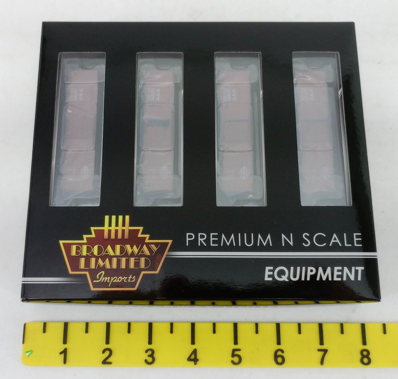 4 BROADWAY LIMITED 3403 NYC STEEL BOX CARS N SCALE, OB  INV 263331390