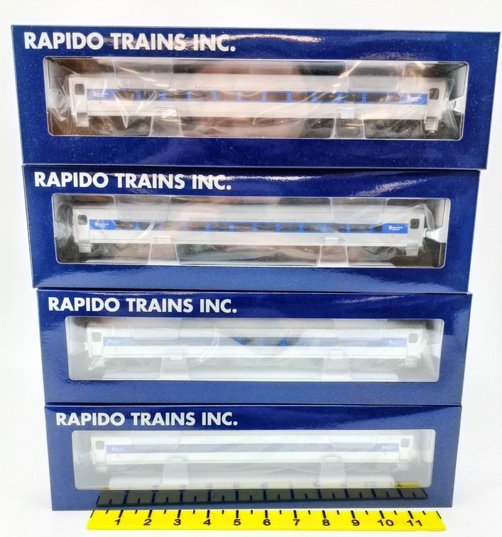 4 RAPIDO 128512 MTA METRO-NORTH COMET COMMUTER COACHES, 4 OBS  INV 263331459