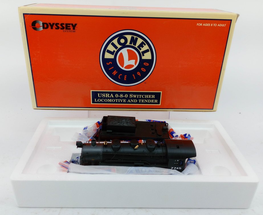 LIONEL O GAUGE 6-28080 NYC USRA 0-8-0 STEAM ENGINE & TENDER, OB  INV 263420006
