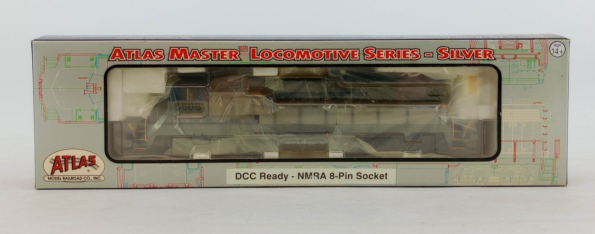 ATLAS MASTER SILVER 8075 CSX GE B30-7 LOCOMOTIVE #5508, DCC READY, HO GAUGE, OB  INV 263430002