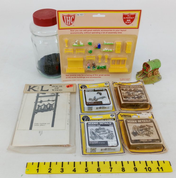 ASSORTED HO SCALE SCENERY ACCESSORIES WOODLAND SCENICS IHC K&L SOME OBS NNC  INV 263430018