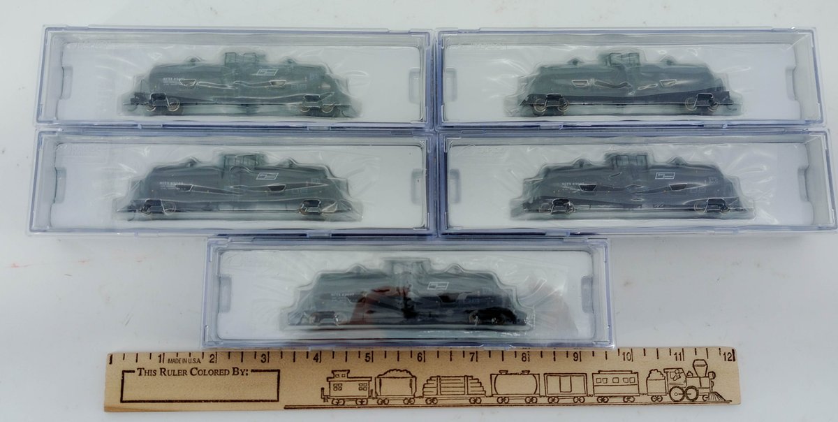 5 RAPIDO N SCALE PRCOR GP20 NORTH AMERICAN NCTX TANK CARS, 5 OBS  INV 263331529