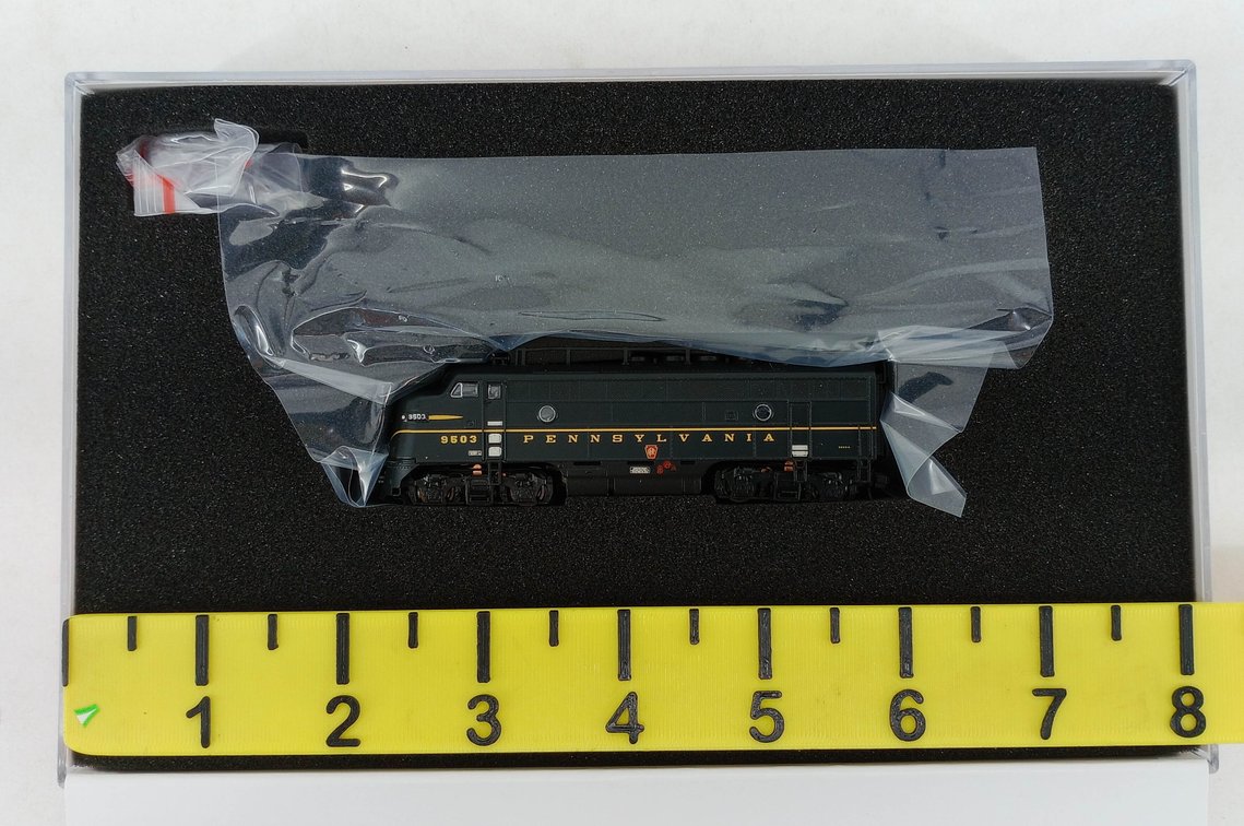 BROADWAY LIMITED 3492 PRR EMD F3 A-UNIT 9503A N SCALE LOCOMOTIVE, OB  INV 263331617