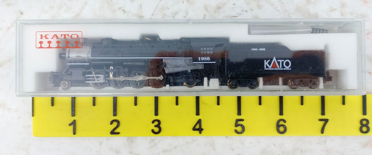 KATO 126-2006 20TH ANNIVERSARY USRA HEAVY MIKADO N SCALE STEAM LOCOMOTIVE, OB  INV 263331667