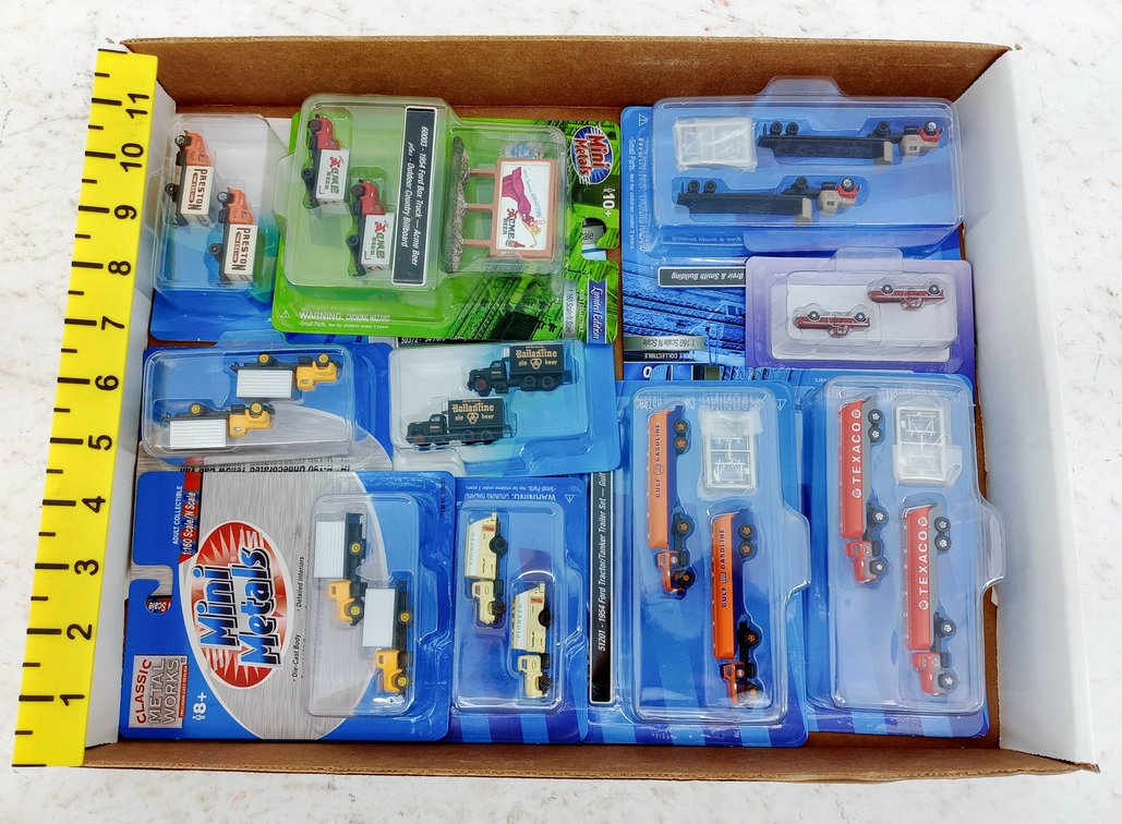 MIXED MINI METALS CLASSIC METAL WORKS N SCALE TRUCKS & TANKERS, OBS  INV 263331690