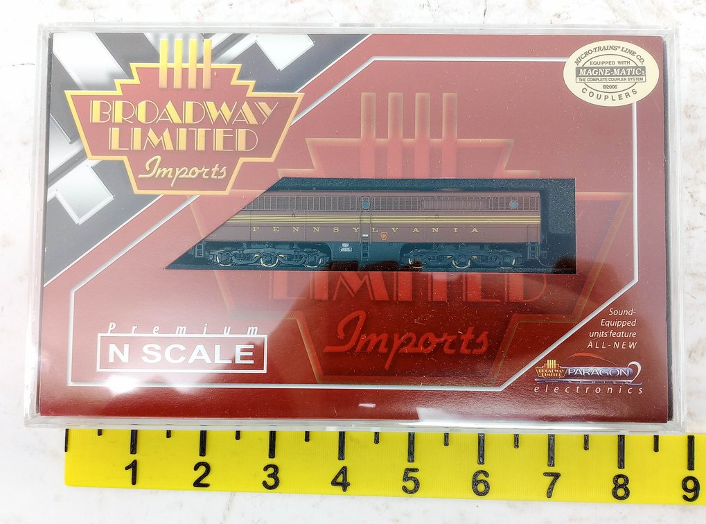BROADWAY LIMITED 3392 PRR #5752B ALCO PB N SCALE DIESEL LOCOMOTIVE W/ SOUND, OB  INV 263331732