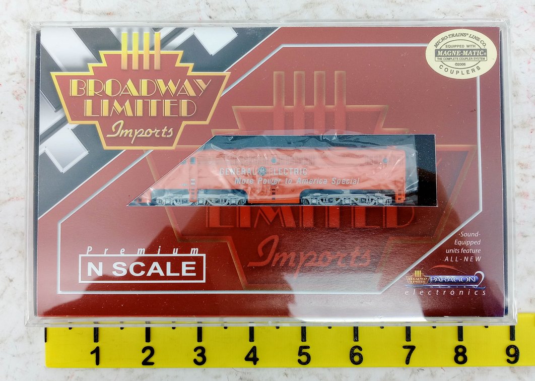 BROADWAY LIMITED 3387 GENERAL ELECTRIC ALCO PA N SCALE LOCOMOTIVE W/ SOUND, OB  INV 263331734