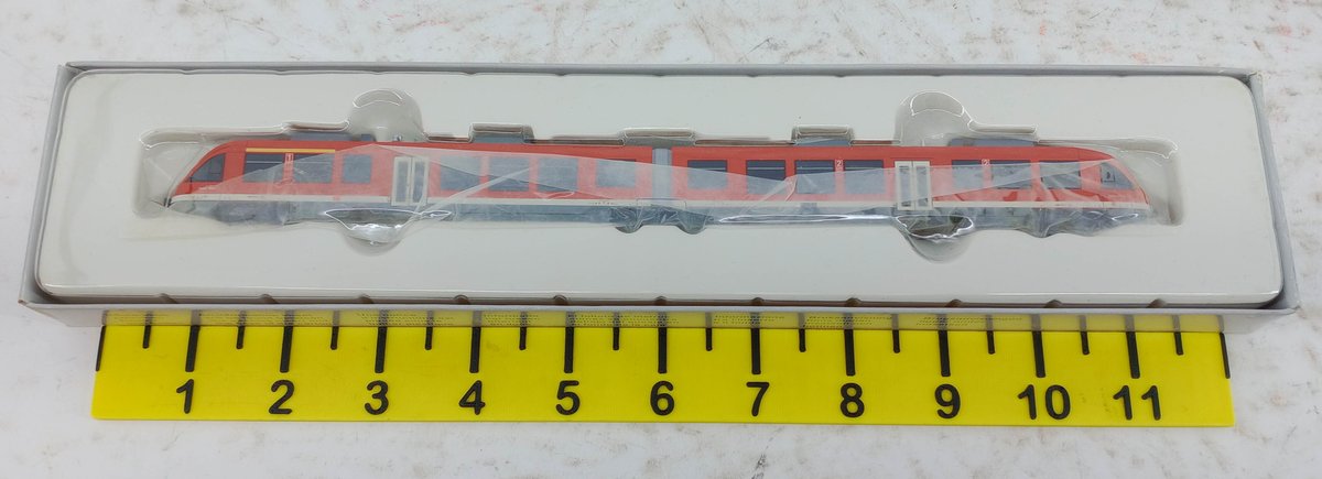 TRIX MINITRIX N GAUGE 12587 DB AG BR 648.1 LINT DIESEL RAILCAR, OB  INV 263331810