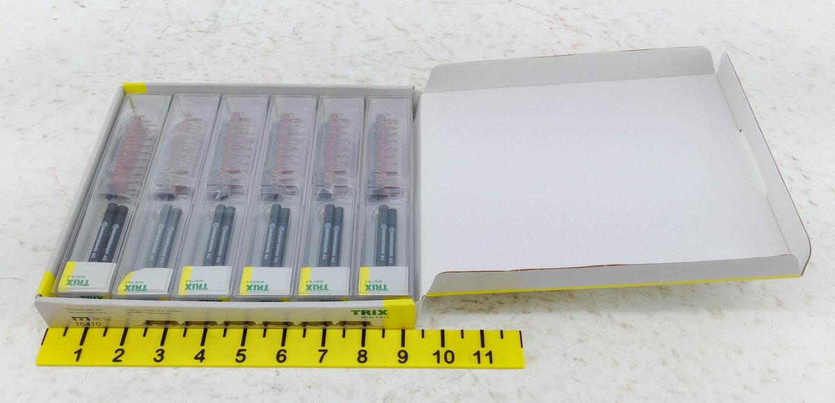 6 TRIX MINITRIX 15410 MANNESMANN AG N GAUGE STAKE CARS, OB  INV 263331818