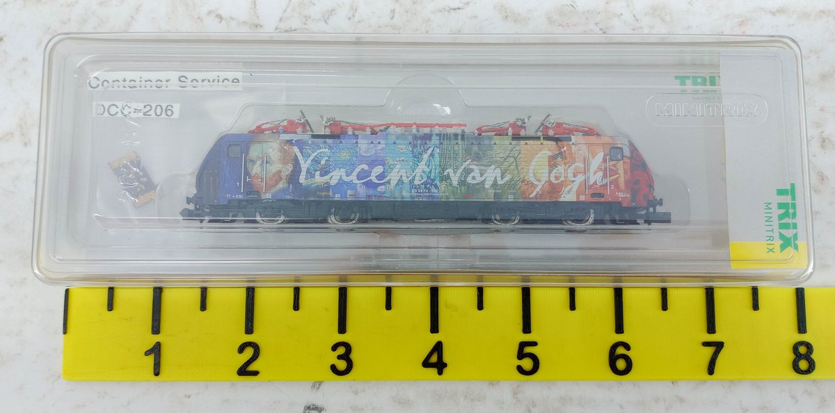 MINITRIX N GAUGE 16895 VINCENT VAN GOGH ES 64 F4-206 ELECTRIC LOCOMOTIVE, OB  INV 263331819