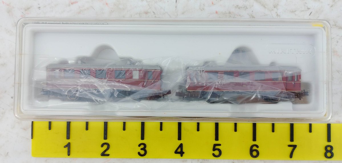 MINITRIX 12528 DB BR VT 75 + VB 140 DIESELTRIEBWAGEN N GAUGE, OB  INV 263331824