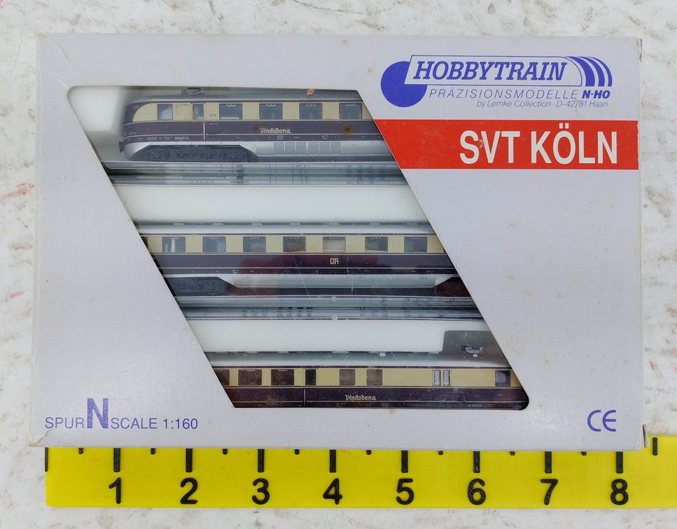 HOBBYTRAIN H11101 DR SVT137 KOLN VINDOBONA 3 CAR DIESEL TRAINSET, N SCALE, OB  INV 263331830