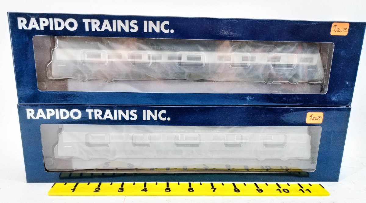 2 RAPIDO HO 124018 B&O & 124041 NYC LIGHTWEIGHT DINERS, 2 OBS  INV 263331844