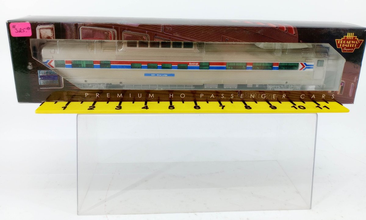BROADWAY LIMITED HO 1537 AMTRAK VISTA DOME COACH #9451, OB  INV 263331847