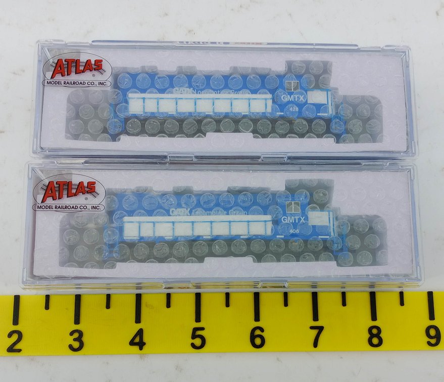 2 ATLAS N GP15-1 GMTX LOCOMOTIVES 40 004 991 & 40 004 990, 2 OBS  INV 263331914