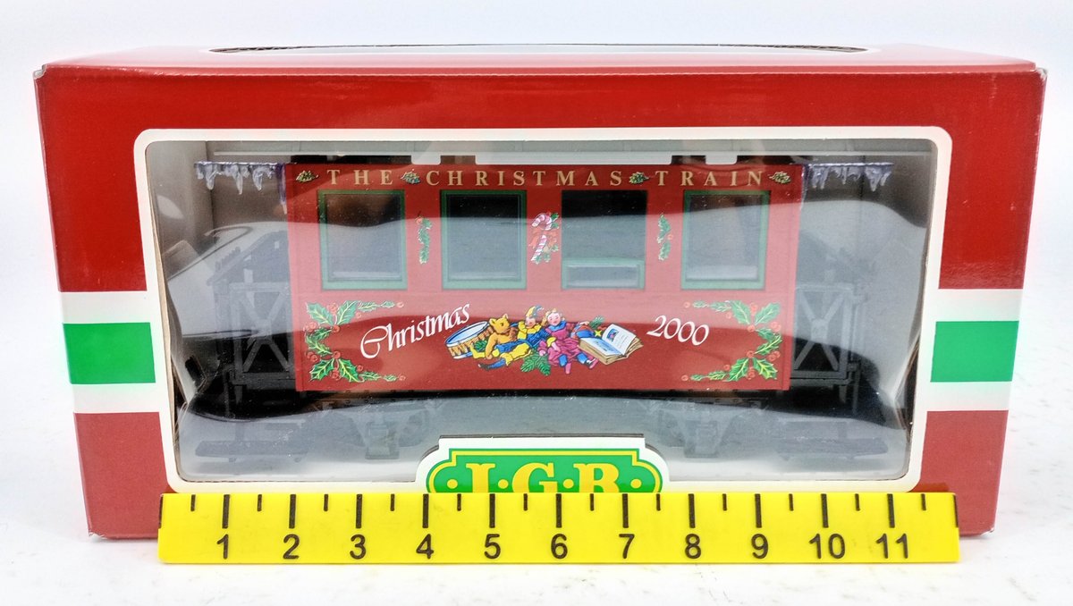 LGB G GAUGE 36075 THE CHRISTMAS TRAIN 2000 PASSENGER CAR, OB  INV 263390042